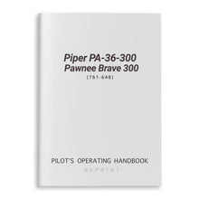 Essco Aircraft Aircraft Manual Piper PA-36-300 Pawnee Brave 300 POH (761-648)