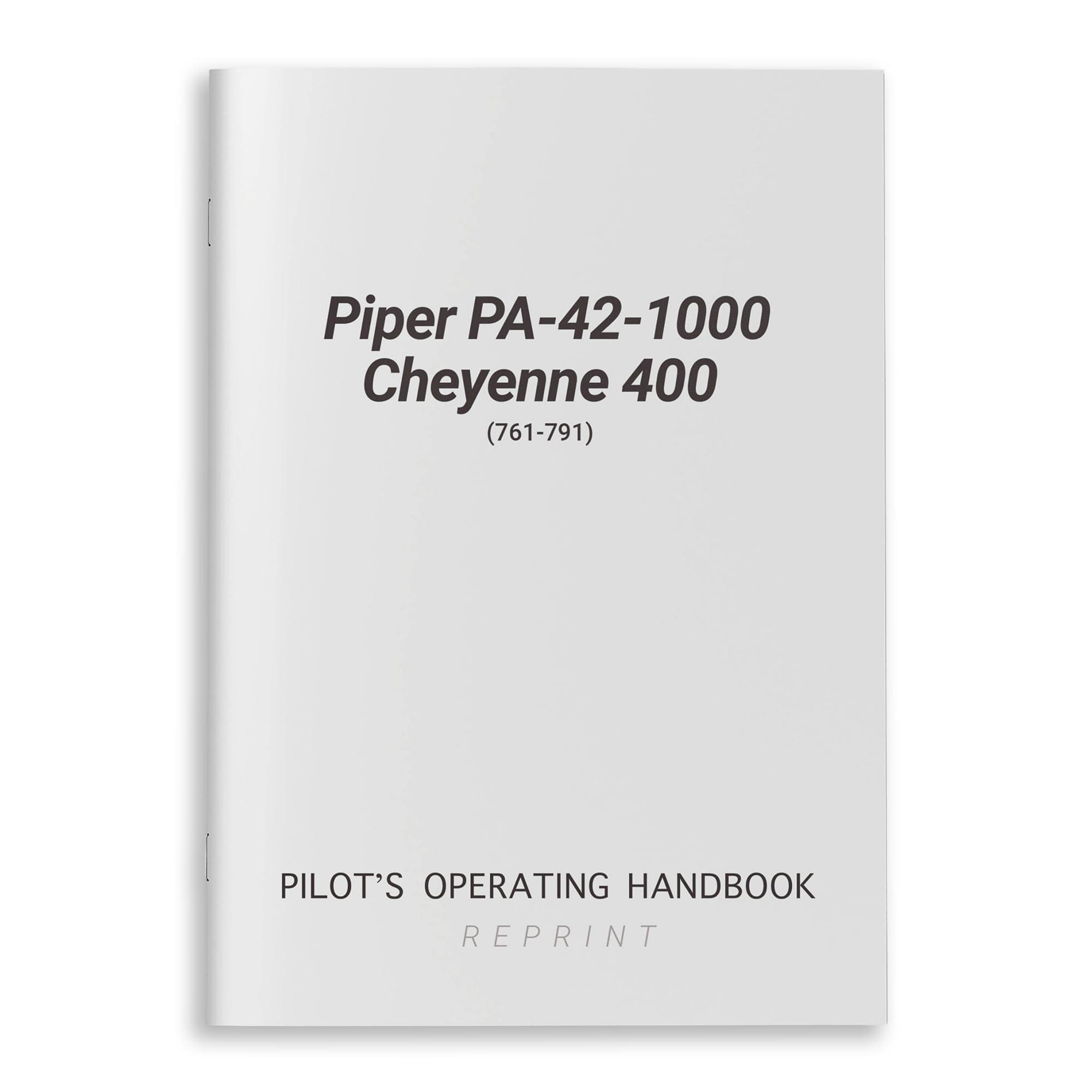 Piper PA42 Cheyenne Pilot's Information Manuals and POH's