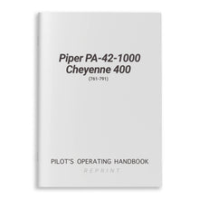 Essco Aircraft Aircraft Manual Piper PA-42-1000 Cheyenne 400 POH (761-791)