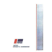 Essco Aircraft Aircraft Manual Piper PA23-250 Aztec C 1966-67 Owner's Manual (part# 753-709)