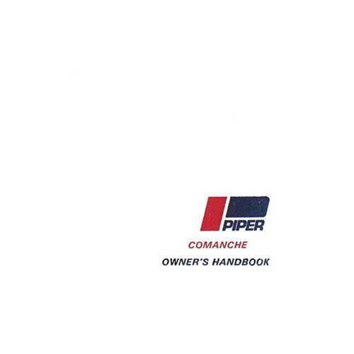 Essco Aircraft Aircraft Manual Piper PA24-180, 250 1961 Owner's Manual (part# 753-570)