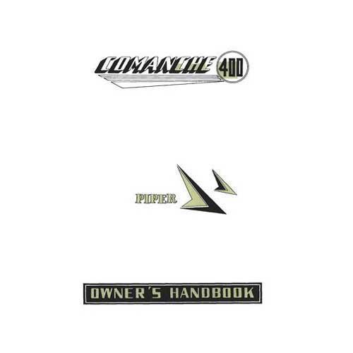 Essco Aircraft Aircraft Manual Piper PA24-400 1964-1965 Owner's Manual (part# 753-598)