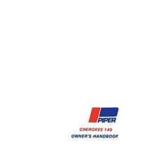 Essco Aircraft Aircraft Manual Piper PA28-140  Cherokee 1964-68 Owner's Manual (part# 753-584)