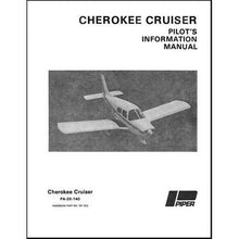 Essco Aircraft Aircraft Manual Piper PA28-140 Cherokee Cruiser 1977 POH (761-622)
