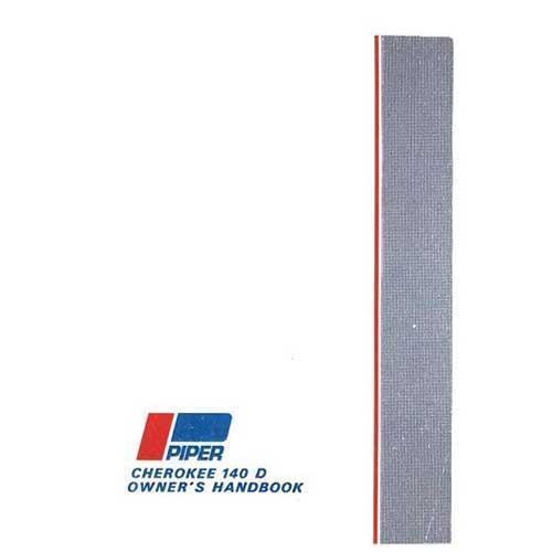 Essco Aircraft Aircraft Manual Piper PA28-140D Cherokee 1971 Owner's Manual (part# 761-459)