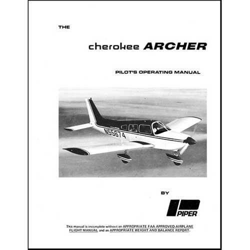 パイパーアーチャーII POH Piper PA-28 Series Warrior, Archer, Arrow, Dakota POH's