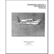 Essco Aircraft Aircraft Manual Piper PA28R-200 Arrow II 1972-73 POH (761-493)