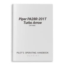 Essco Aircraft Aircraft Manual Piper PA28R-201T Turbo Arrow POH (761-833)