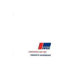 Essco Aircraft Aircraft Manual Piper PA32-260D 1971 Owner's Manual (part# 761-464)