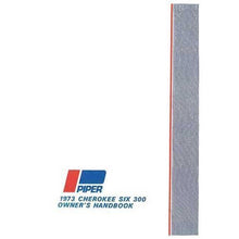 Essco Aircraft Aircraft Manual Piper PA32-300 Cherokee Six 1973 Owner's Manual (part# 761-516)