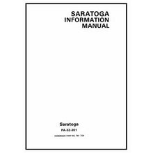 Essco Aircraft Aircraft Manual Piper PA32-301 Saratoga 1980 & Up POH (761-728)