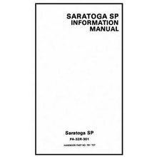 Essco Aircraft Aircraft Manual Piper PA32R-301 Saratoga SP 1980-93 POH (761-727)