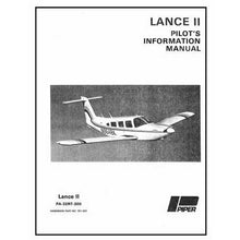 Essco Aircraft Aircraft Manual Piper PA32RT-300 Lance II 1978-79 POH (761-637)