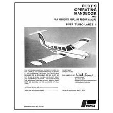 Essco Aircraft Aircraft Manual Piper PA32RT-300T Lance II 1978-79 POH (761-657)
