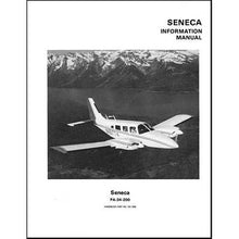 Essco Aircraft Aircraft Manual Piper PA34-200 Seneca Pilot's Information Manual (part# 753-815)