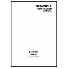 Essco Aircraft Aircraft Manual Piper PA44-180 Seminole 1979-82 POH (761-662)