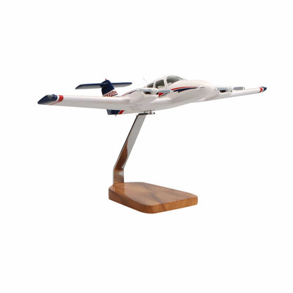 High Flying Models Aircraft Models ATP Piper Seminole Clear Canopy Large Mahogany Model