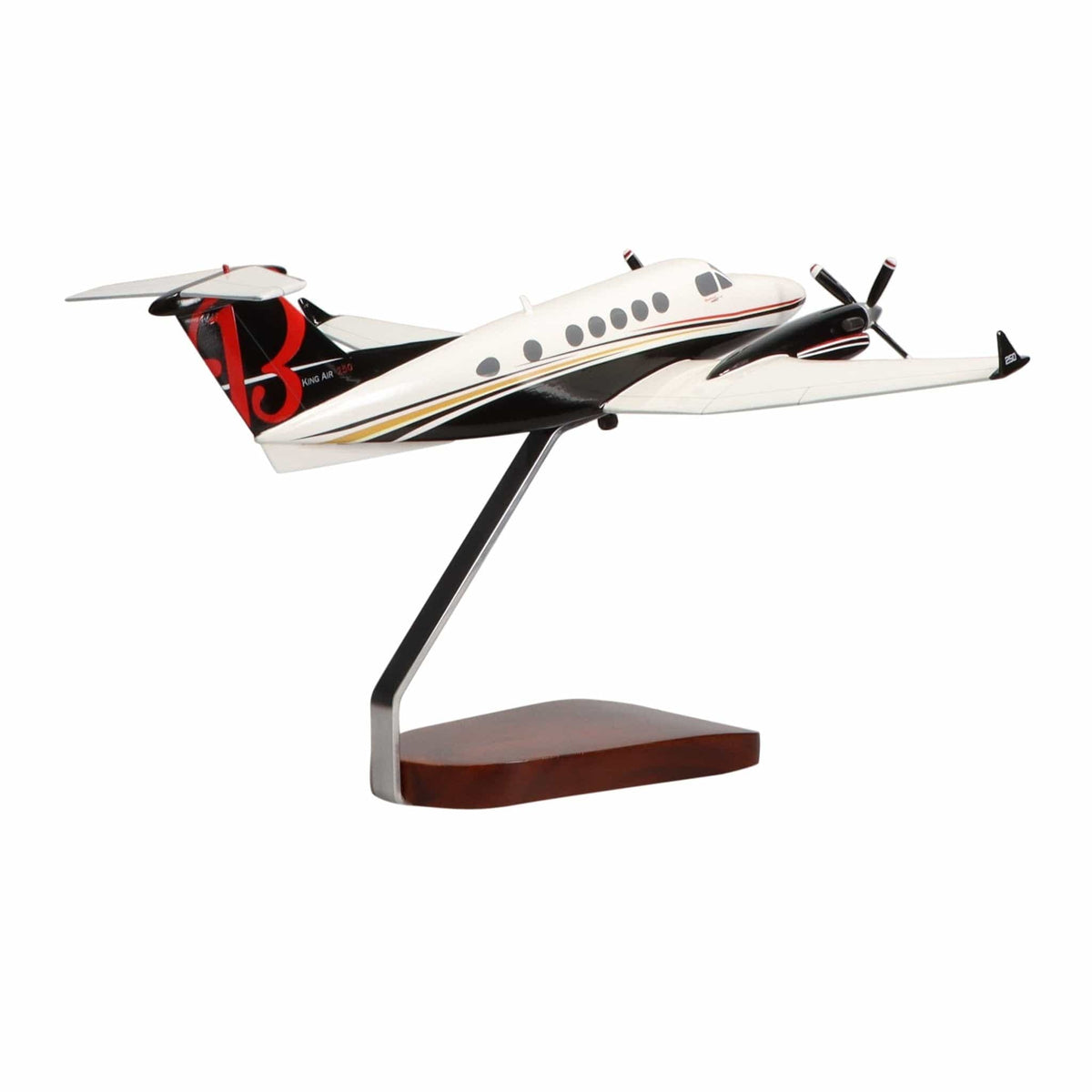 High Flying Models Aircraft Models Beechcraft® King Air 250 Large Mahogany Model