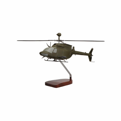 High Flying Models Aircraft Models Bell® OH-58 Kiowa Warrior Large Mahogany Model
