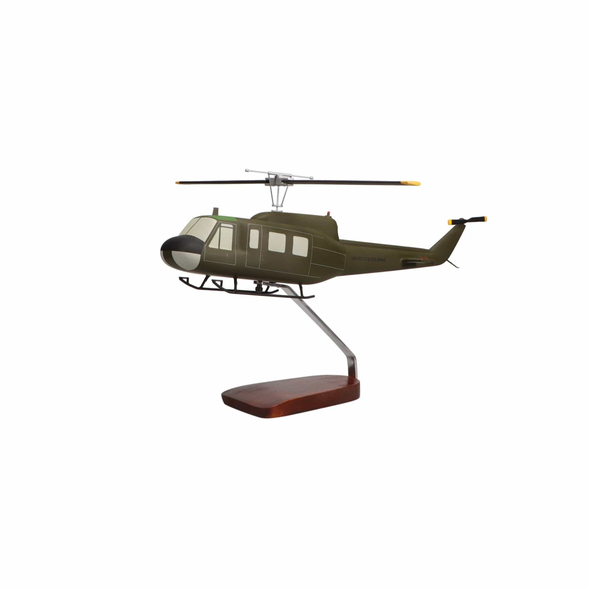 High Flying Models Aircraft Models Bell® UH-1 Iroquois (Huey) Large Mahogany Model