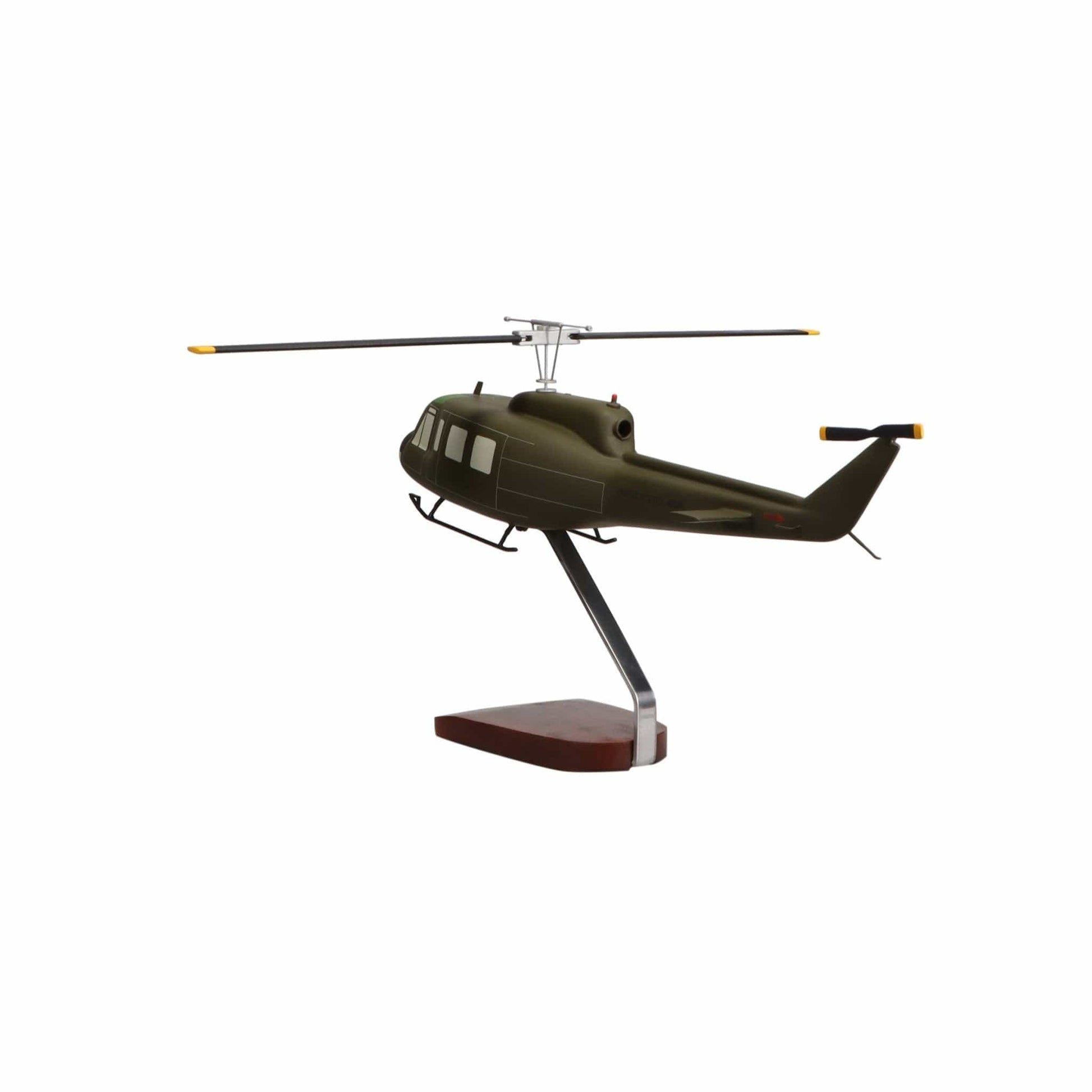 High Flying Models Aircraft Models Bell® UH-1 Iroquois (Huey) Large Mahogany Model