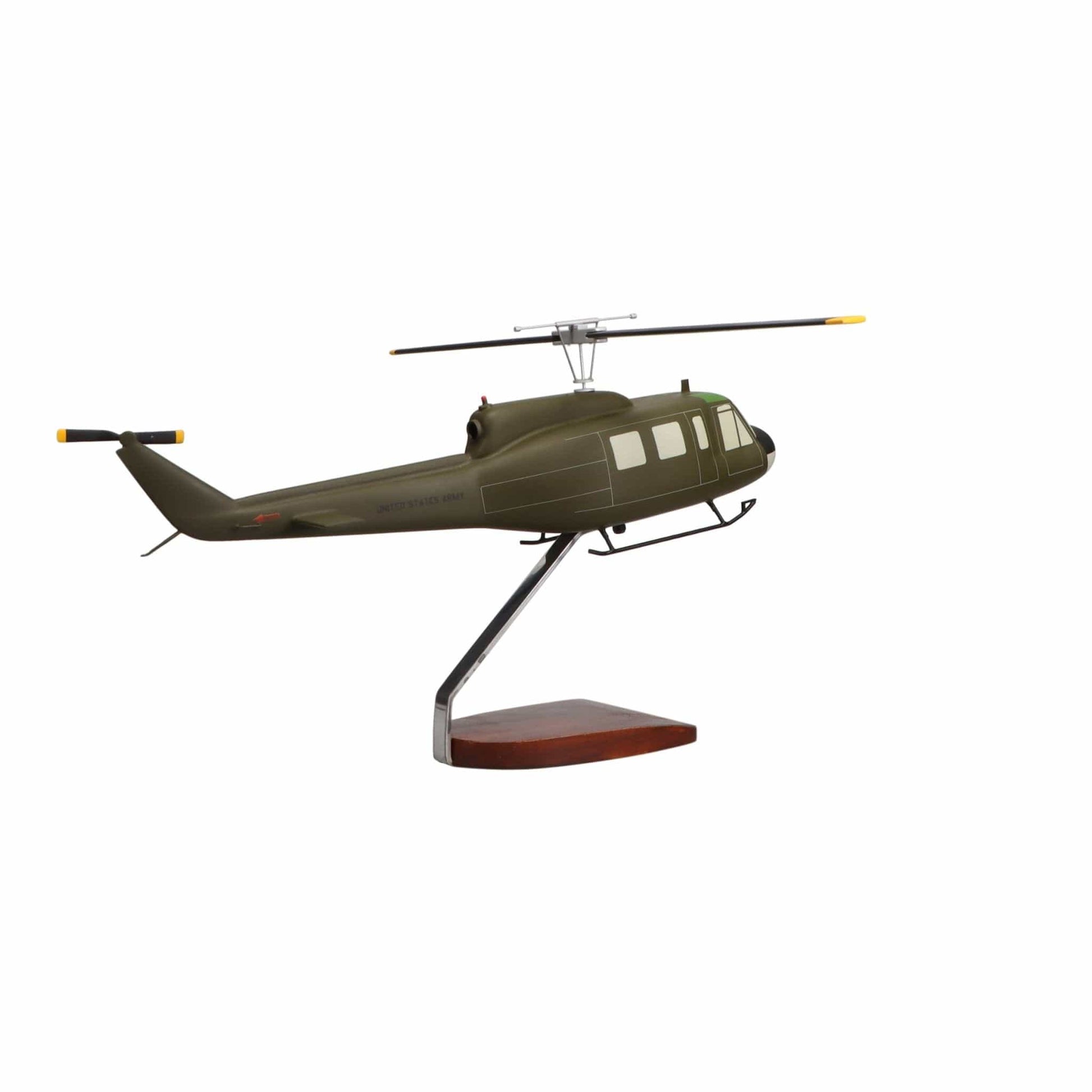High Flying Models Aircraft Models Bell® UH-1 Iroquois (Huey) Large Mahogany Model