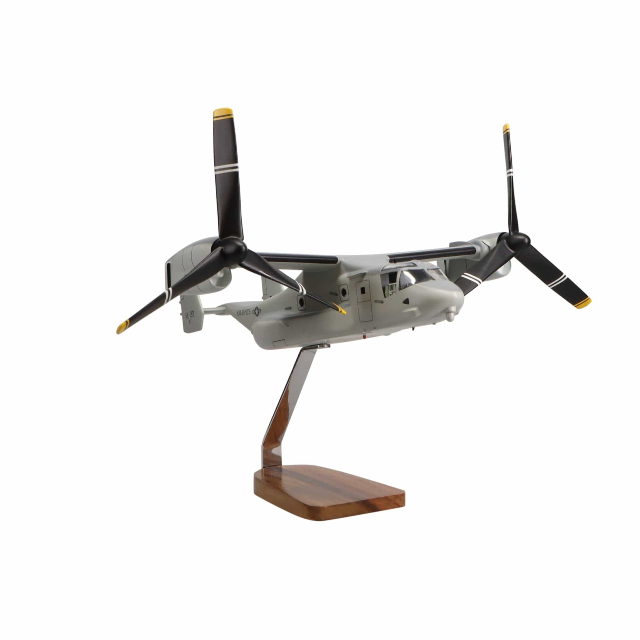 Bell V-22 Osprey Model – Handcrafted Mahogany Collectible