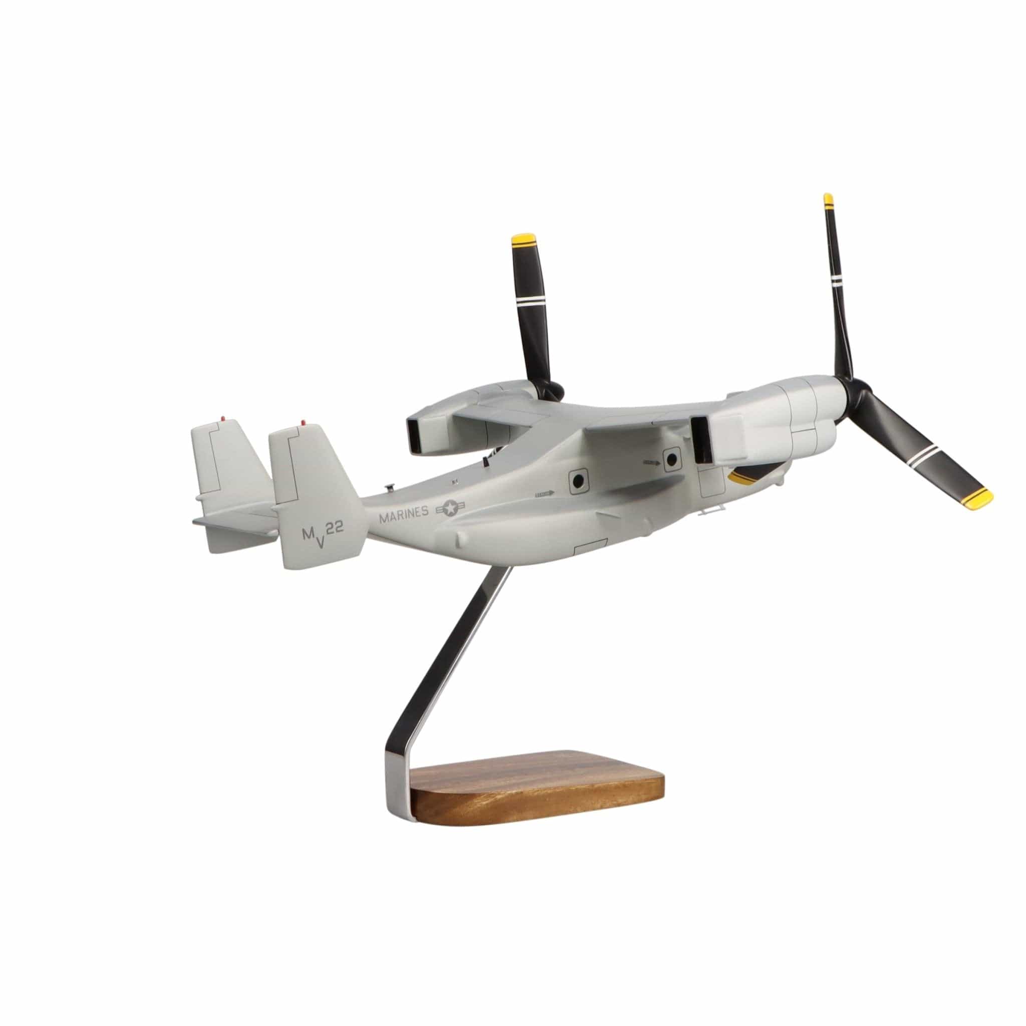 Bell V-22 Osprey Model – Handcrafted Mahogany Collectible
