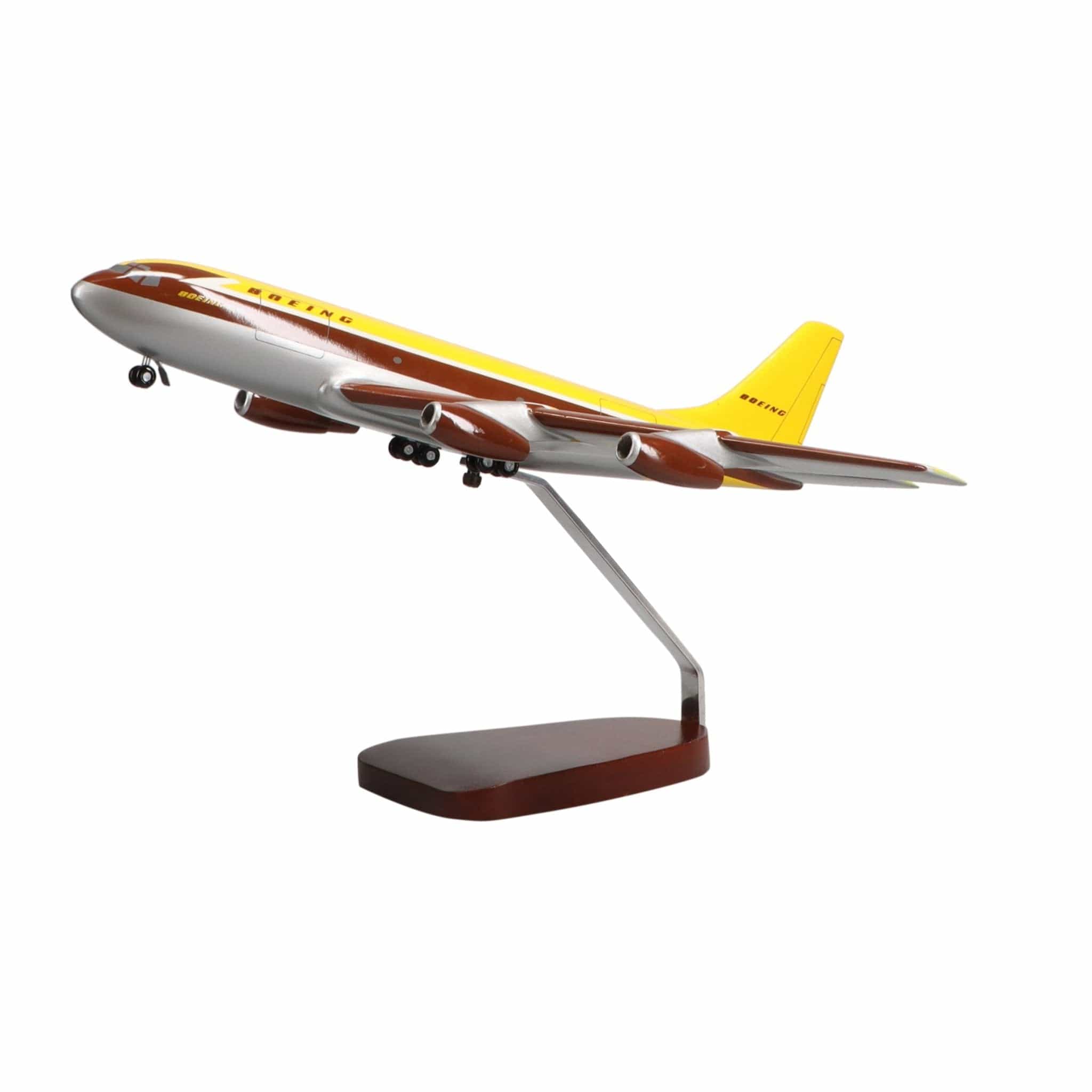 High Flying Models Aircraft Models Boeing 707 (Factory Prototype 367-80) Large Mahogany Model