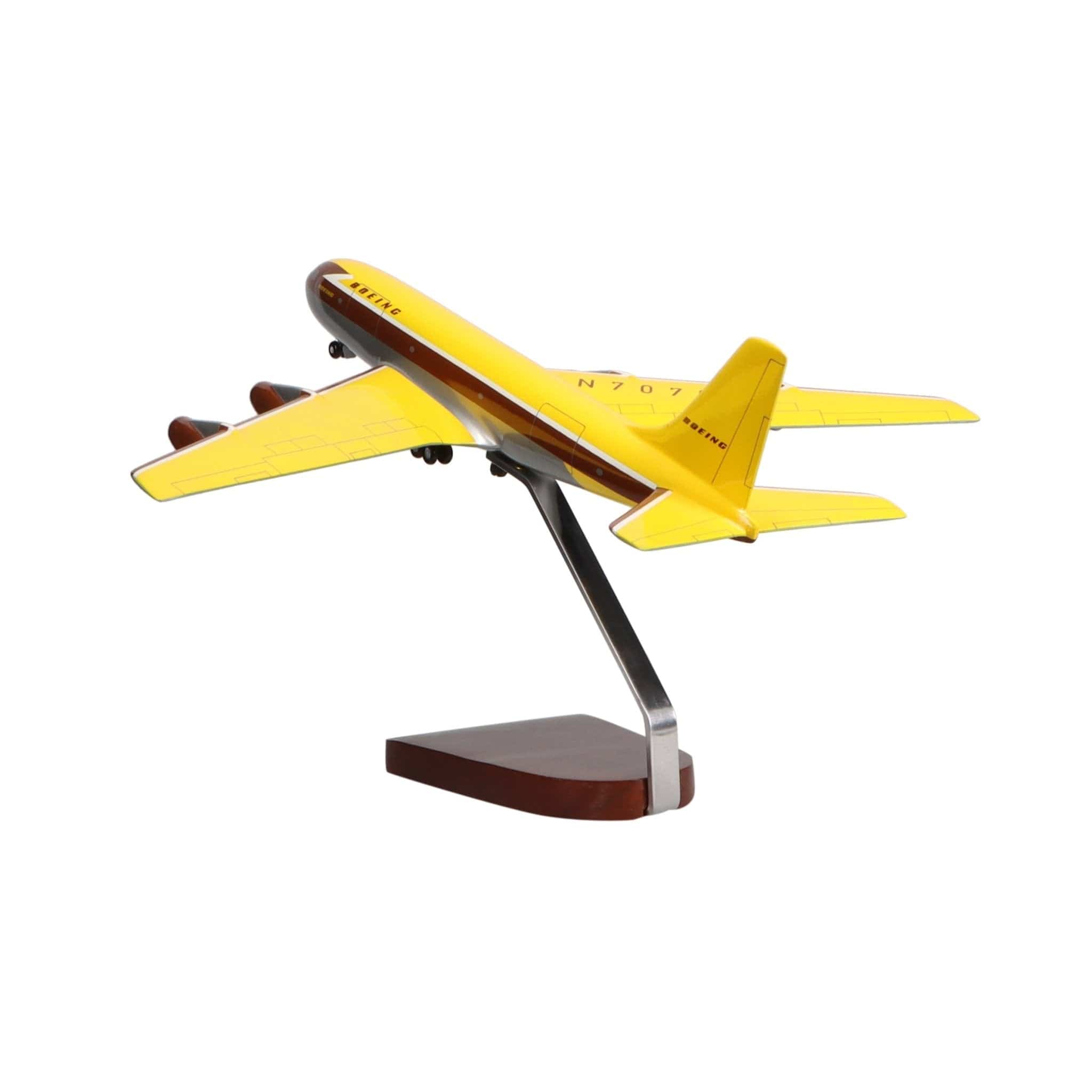 High Flying Models Aircraft Models Boeing 707 (Factory Prototype 367-80) Large Mahogany Model
