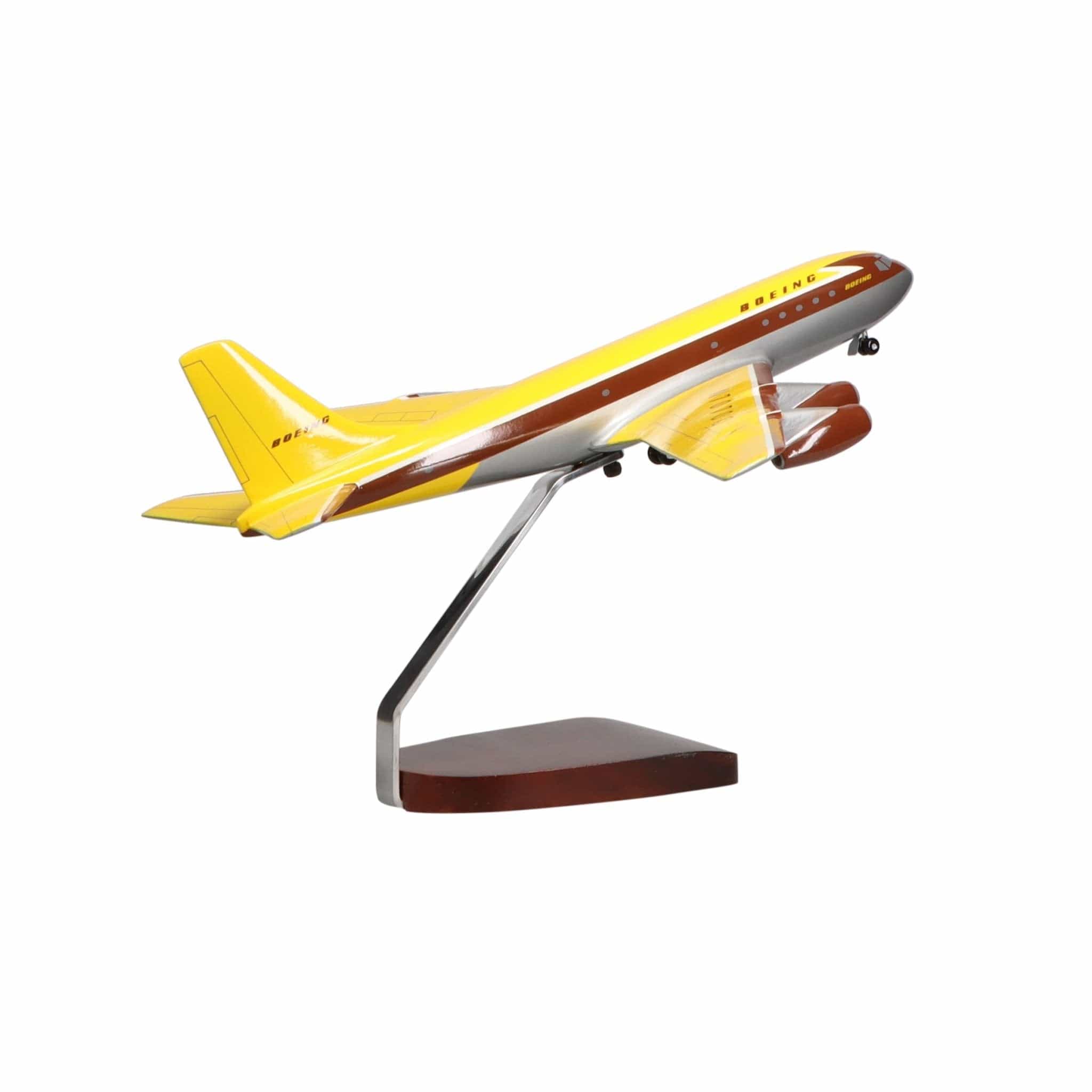 High Flying Models Aircraft Models Boeing 707 (Factory Prototype 367-80) Large Mahogany Model