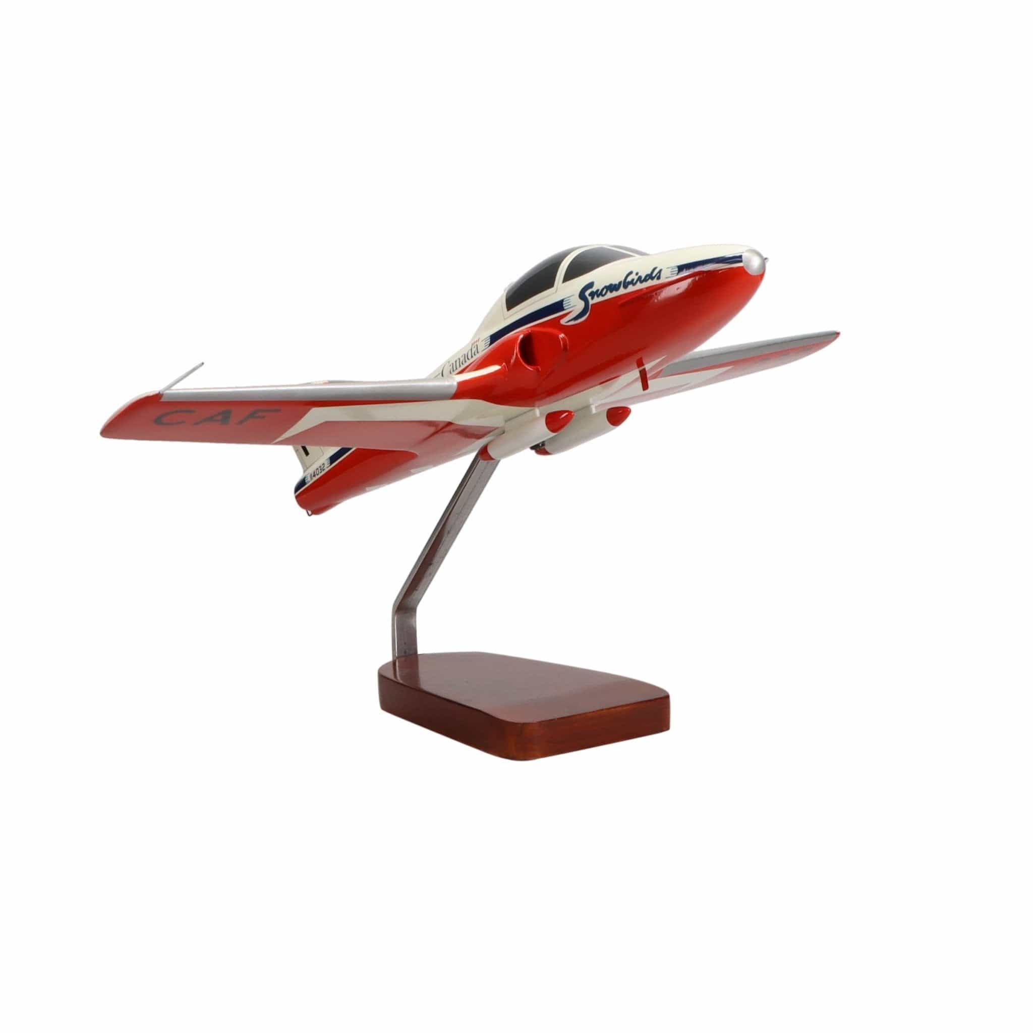 High Flying Models Aircraft Models Canadair CT-114 Tutor Canadian Forces Snowbirds Large Mahogany Model