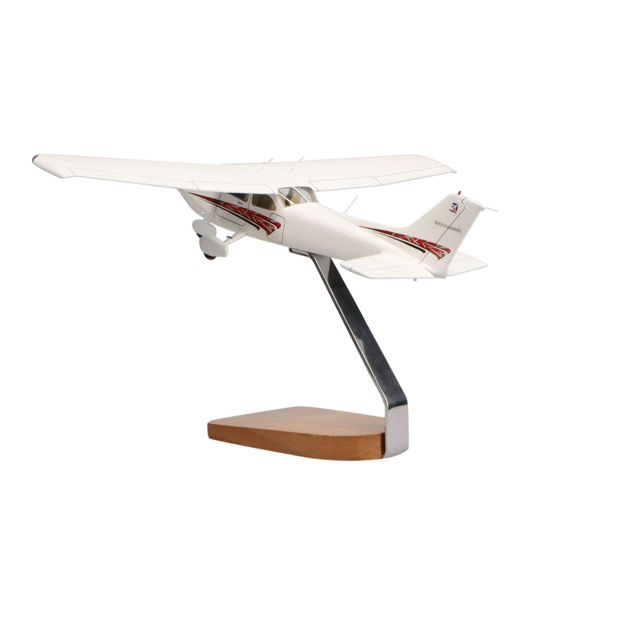 High Flying Cessna 172 Skyhawk Mahogany Model – Detailed