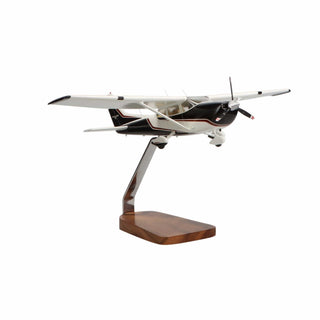 Cessna 182 Skylane Clear Canopy Large Mahogany Model