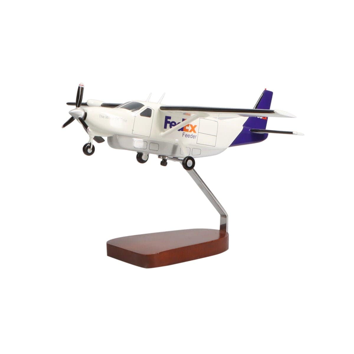 High Flying Models Aircraft Models Cessna® 208B Grand Caravan Fedex Large Mahogany Model