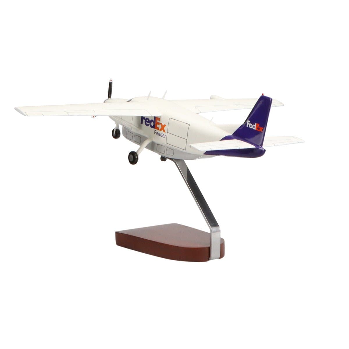 High Flying Models Aircraft Models Cessna® 208B Grand Caravan Fedex Large Mahogany Model