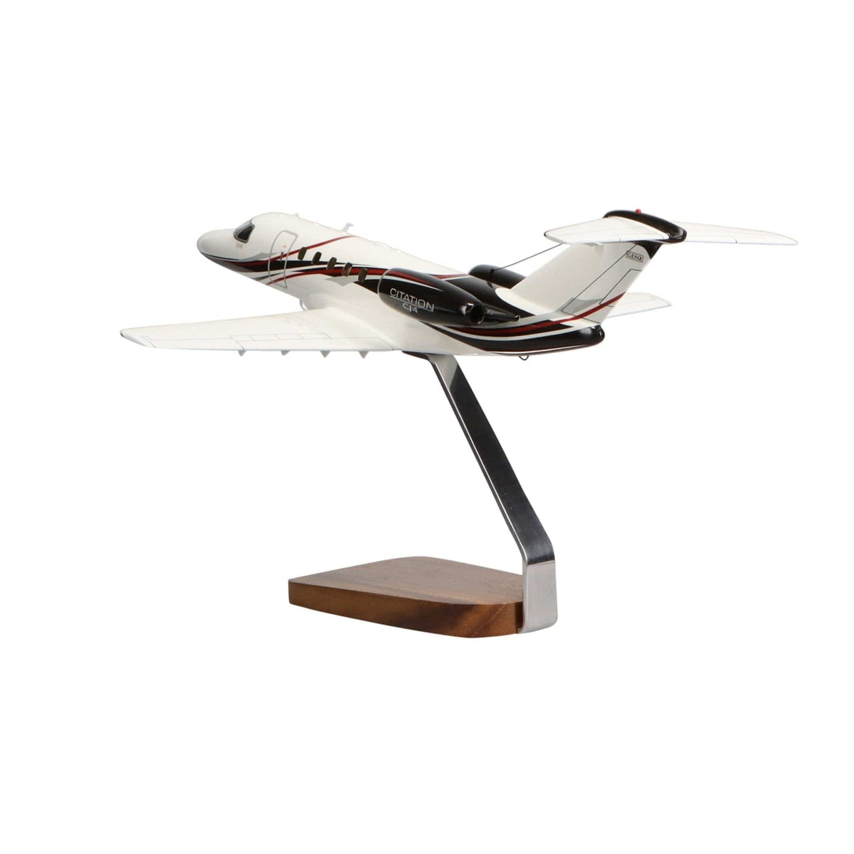 High Flying Models Aircraft Models Cessna® Citation CJ4 Gen2 Clear Canopy Large Mahogany Model