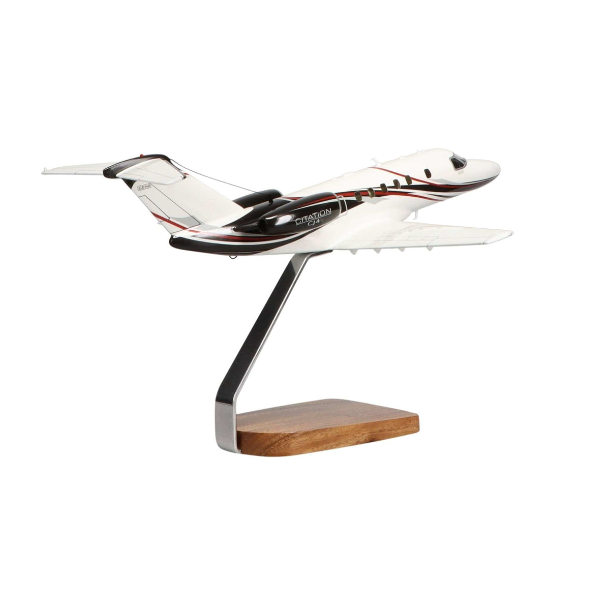 High Flying Models Aircraft Models Cessna® Citation CJ4 Gen2 Clear Canopy Large Mahogany Model