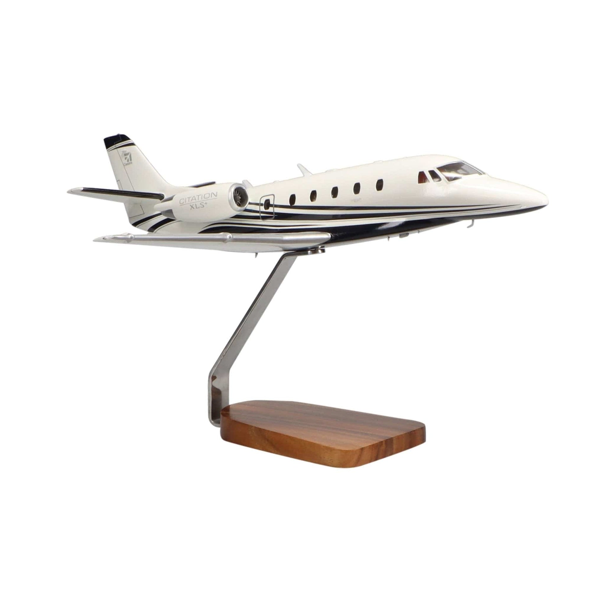 High Flying Models Aircraft Models Cessna® Citation XLS+ Clear Canopy Large Mahogany Model