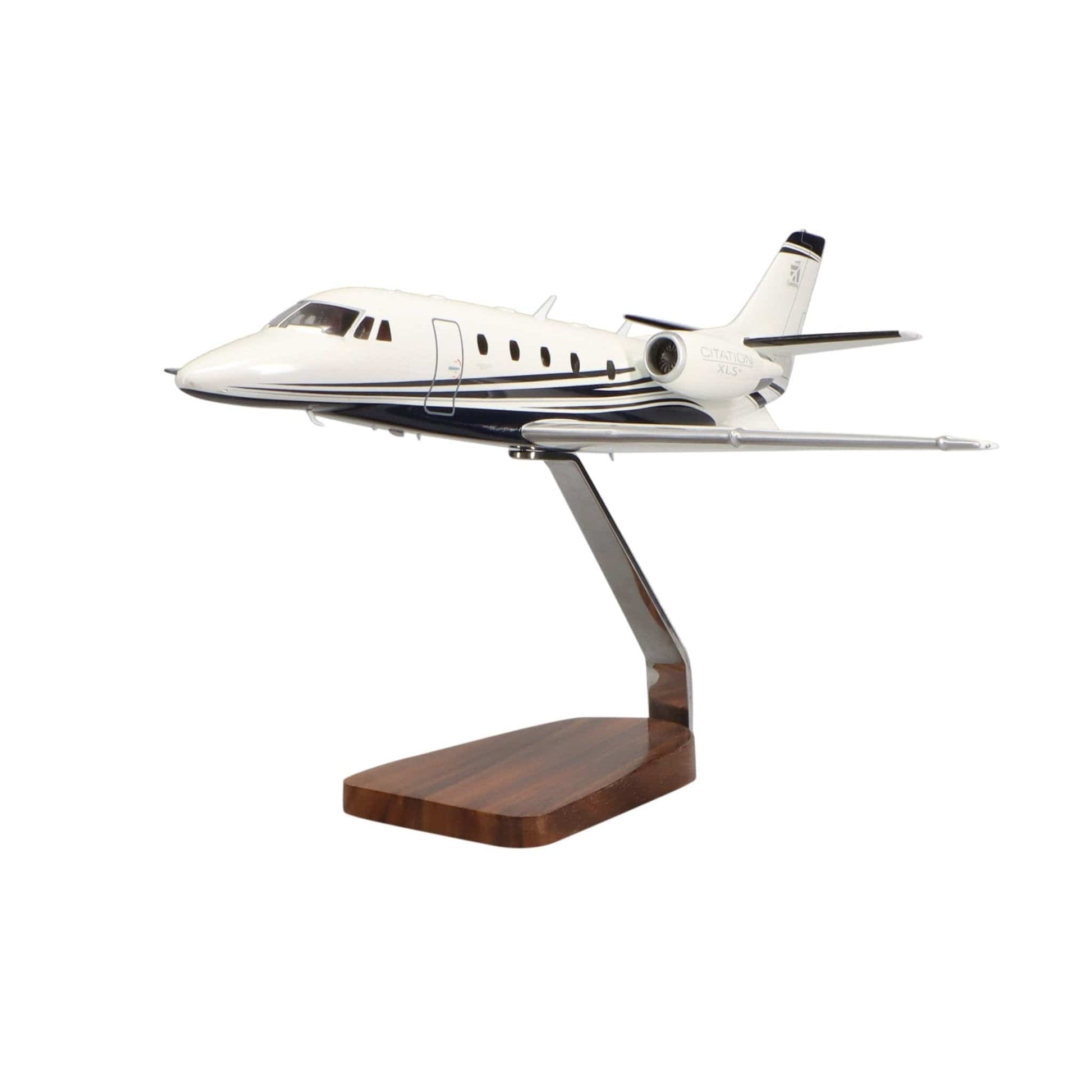 High Flying Models Aircraft Models Cessna® Citation XLS+ Clear Canopy Large Mahogany Model