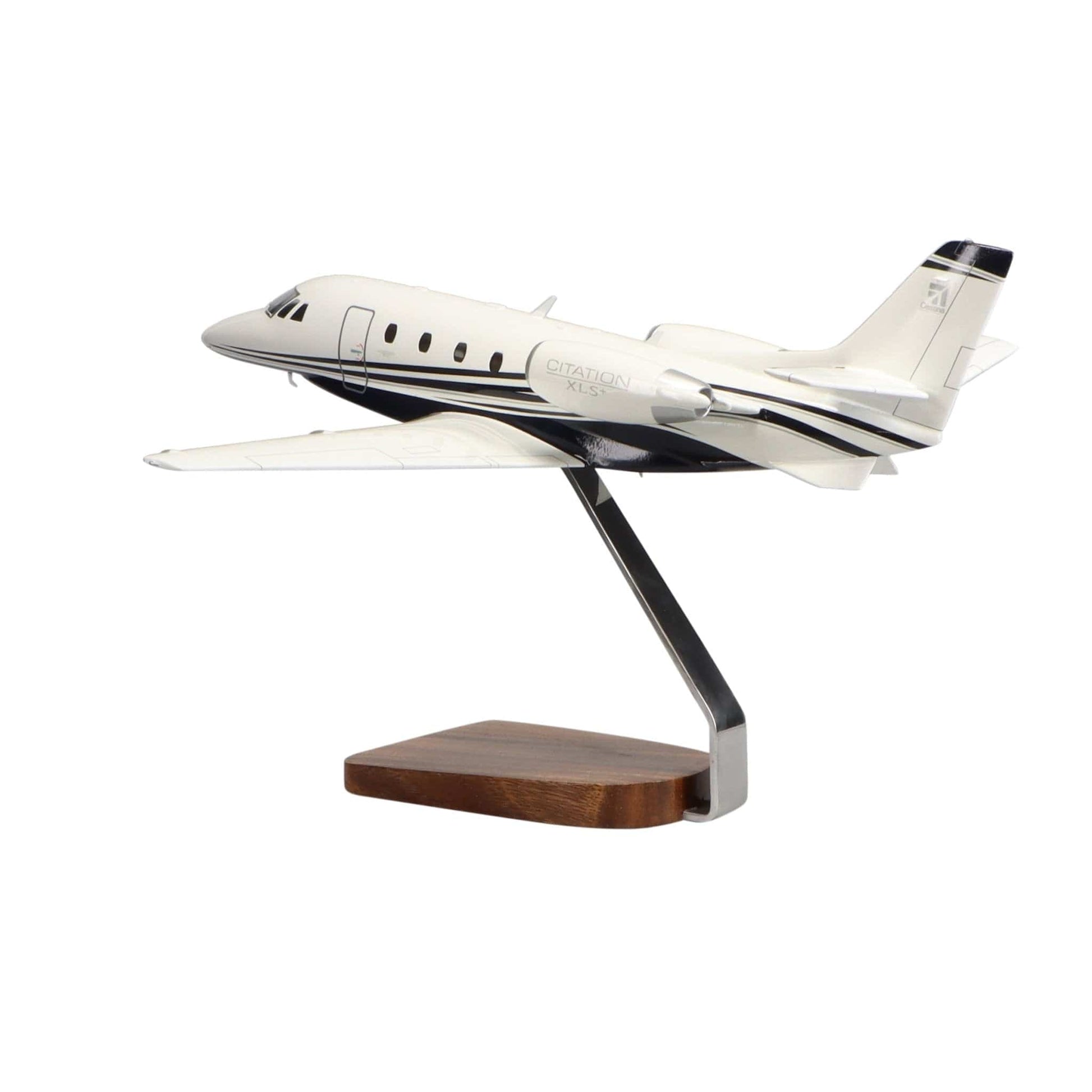 High Flying Models Aircraft Models Cessna® Citation XLS+ Clear Canopy Large Mahogany Model