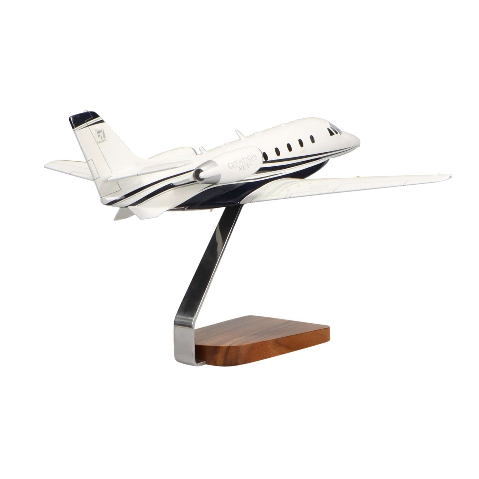 High Flying Models Aircraft Models Cessna® Citation XLS+ Clear Canopy Large Mahogany Model