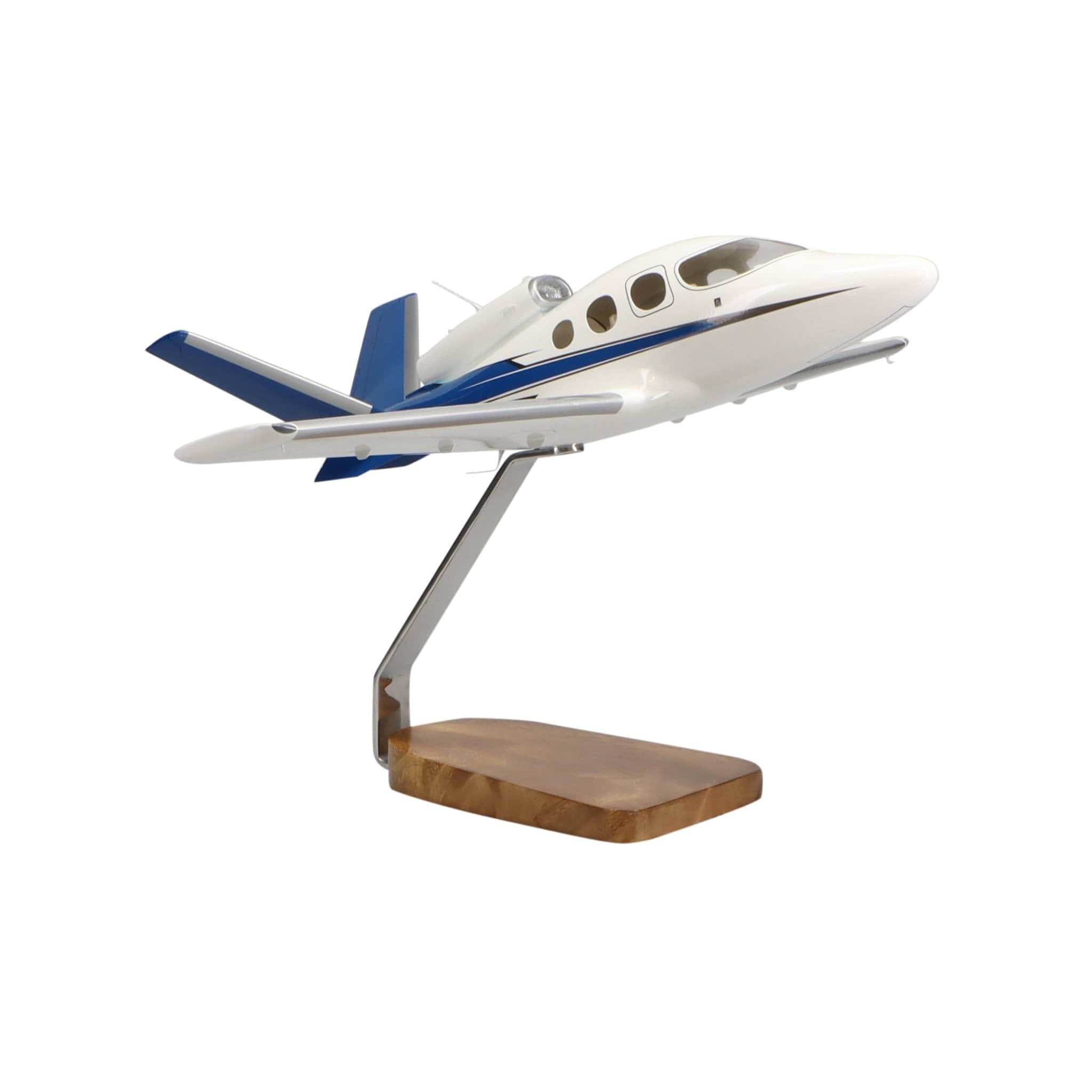 High Flying Models Aircraft Models Cirrus Vision Jet Clear Canopy Large Mahogany Model