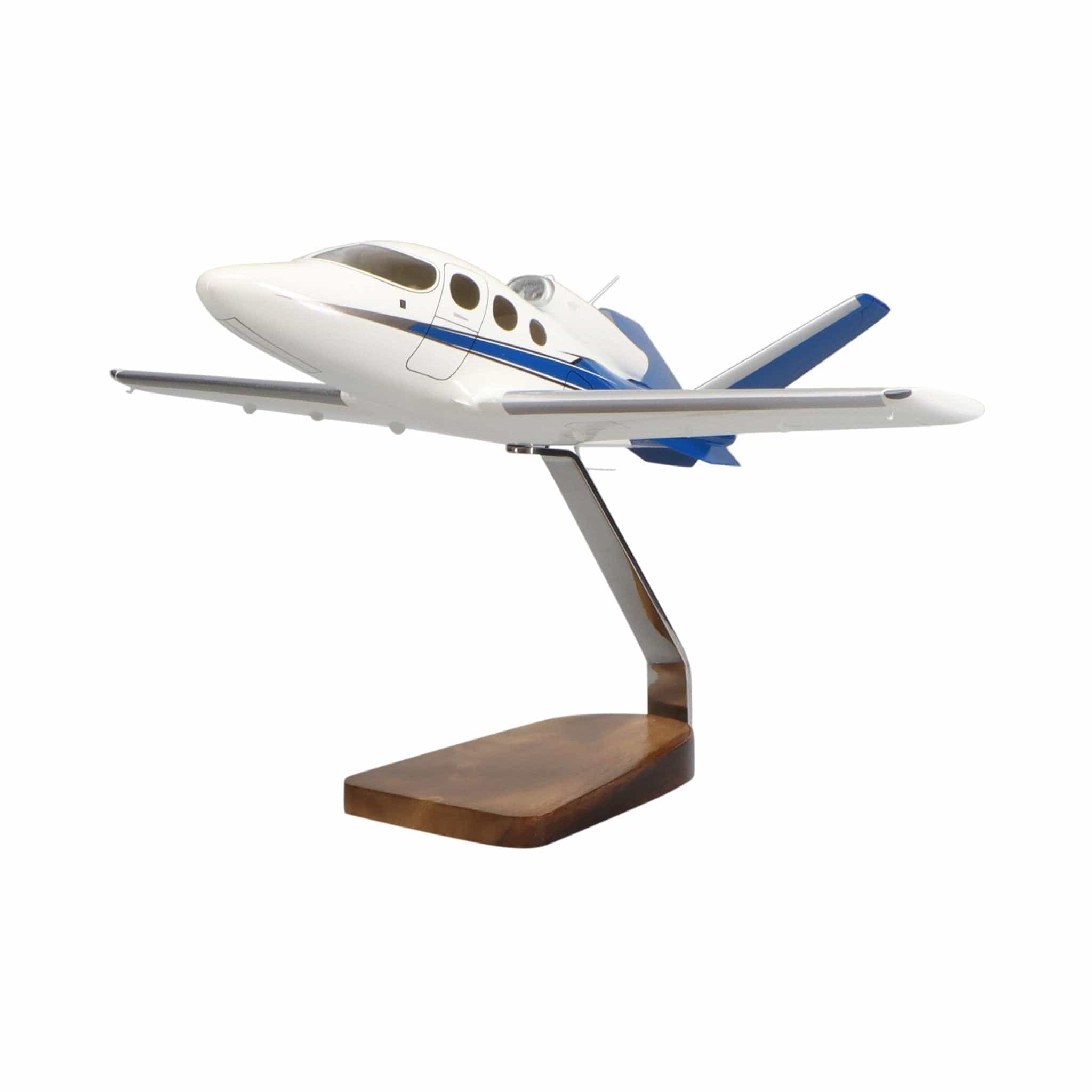 High Flying Models Aircraft Models Cirrus Vision Jet Clear Canopy Large Mahogany Model