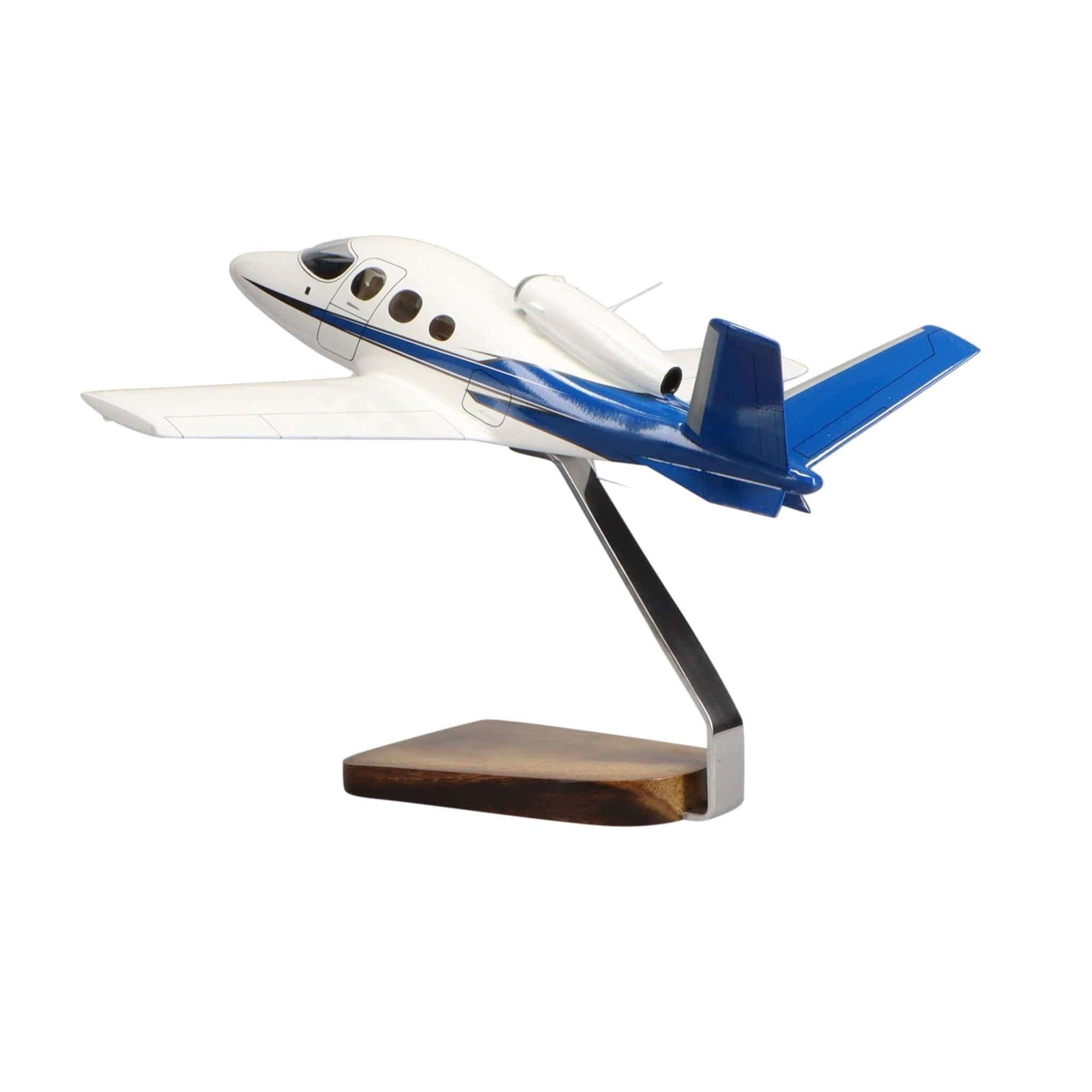 High Flying Models Aircraft Models Cirrus Vision Jet Clear Canopy Large Mahogany Model