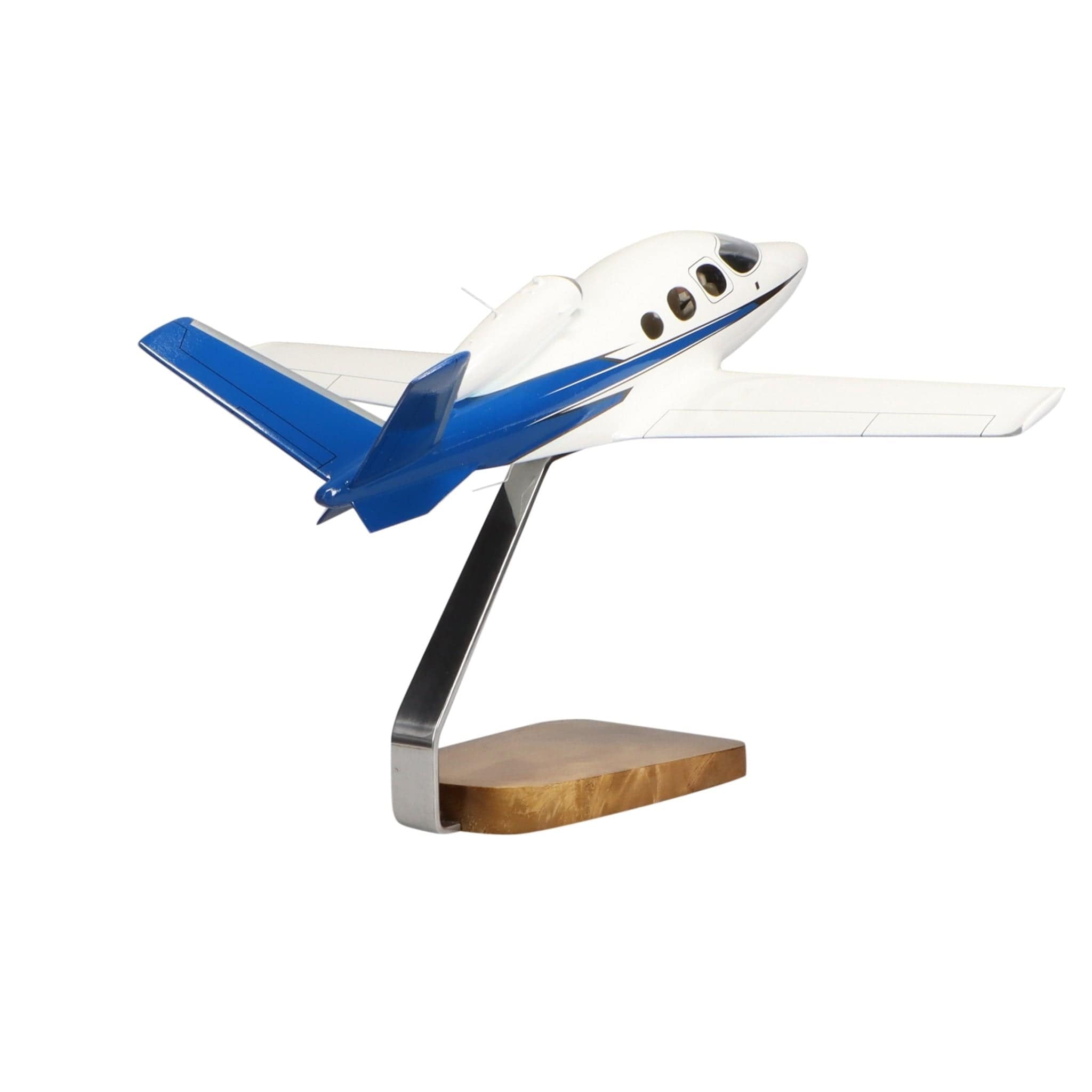 High Flying Models Aircraft Models Cirrus Vision Jet Clear Canopy Large Mahogany Model