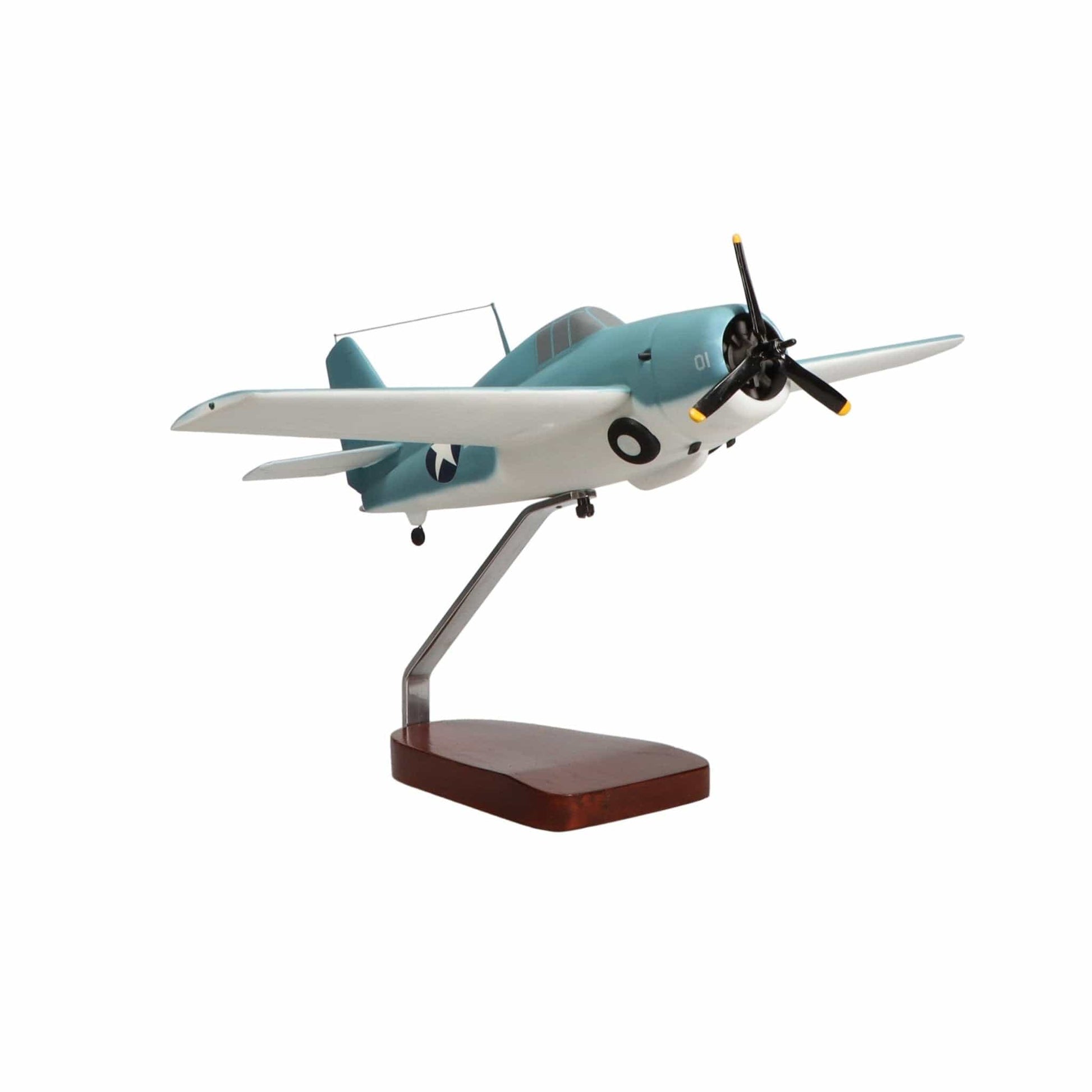 High Flying Models Aircraft Models Grumman F4F Wildcat® Large Mahogany Model