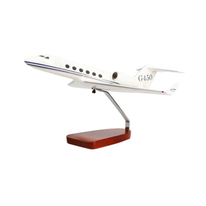 High Flying Models Aircraft Models Gulfstream G450 Large Mahogany Model