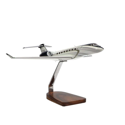 High Flying Models Aircraft Models Gulfstream G700 Clear Canopy Large Mahogany Model