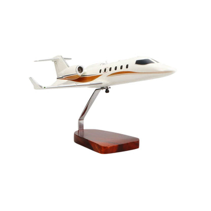High Flying Models Aircraft Models Learjet 31 Large Mahogany Model